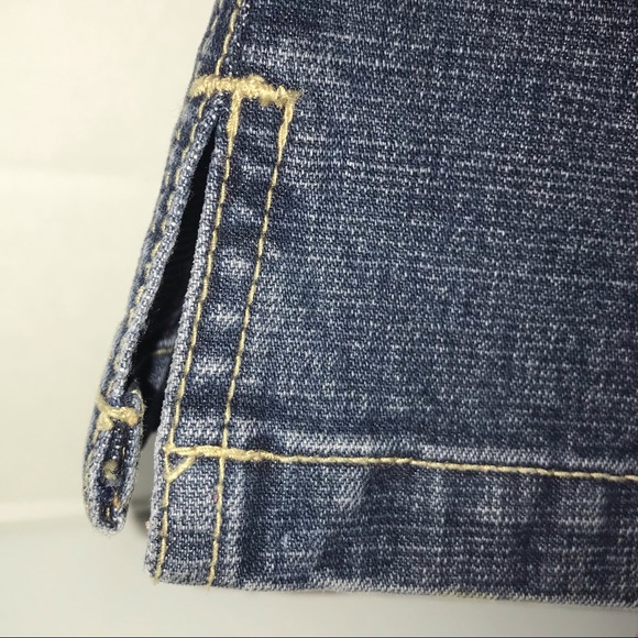 Union Bay stretch flared lowrider jeans, new with tags, cute rounded pockets - Picture 4 of 9
